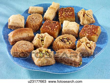 Stock Image - Mediterranean Pastries - Non Exclusive. Fotosearch