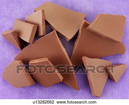 Milk Chocolate Chunks - Non Exclusive View Large Photo Image Stock Image - Milk Chocolate Chunks - Non Exclusive. Fotosearch