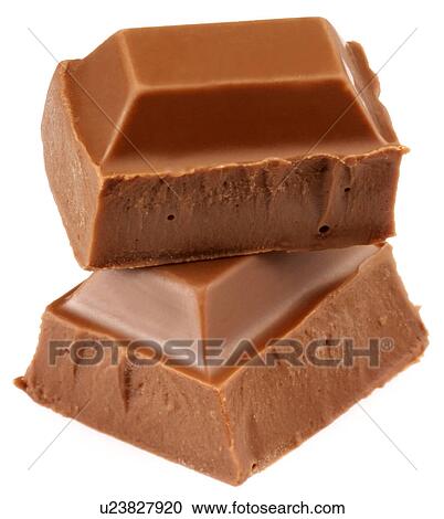 Milk Chocolate on White - Non Exclusive View Large Photo Image Stock Image - Milk Chocolate on White - Non Exclusive. Fotosearch