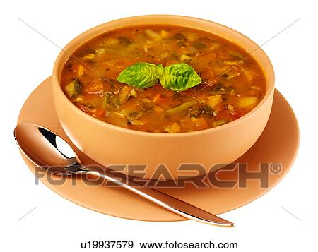 Minestrone Soup Cut Out - Non Exclusive View Large Photo Image Stock Photo - Minestrone Soup Cut Out - Non Exclusive. Fotosearch