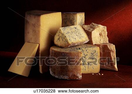 Mixed cheeses View Large Photo Image Stock Photo - Mixed cheeses. Fotosearch
