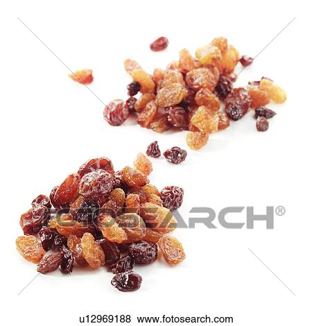 Stock Photo - Mixed sultanas, raisins and currants. Fotosearch
