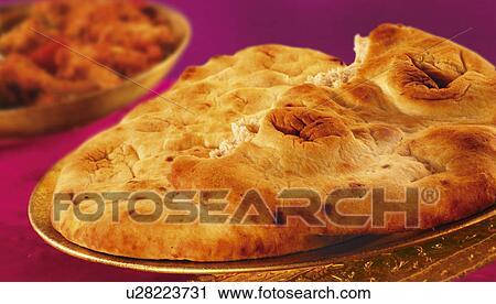Stock Image - Naan Bread - Non Exclusive. Fotosearch