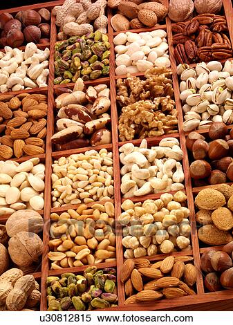 Nut Selection - Non Exclusive View Large Photo Image Stock Photography - Nut Selection - Non Exclusive. Fotosearch
