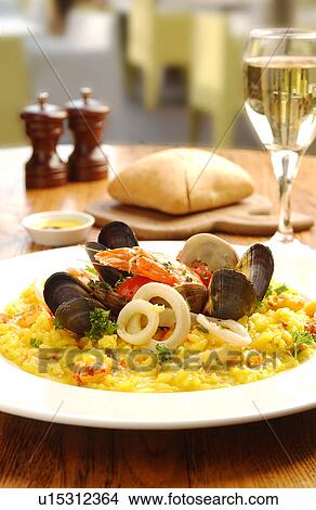 Paella View Large Photo Image Picture - Paella. Fotosearch