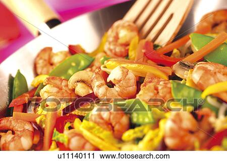 Prawn / Shrimp Stir Fry - Non Exclusive View Large Photo Image Stock Image - Prawn / Shrimp Stir Fry - Non Exclusive. Fotosearch