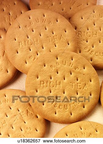 Rich Tea Biscuits / Cookies - Non Exclusive View Large Photo Image Stock Photo - Rich Tea Biscuits / Cookies - Non Exclusive. Fotosearch