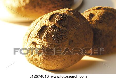 Stock Image - Round loaves. Fotosearch