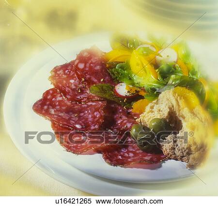 Stock Photography - Salami. Fotosearch