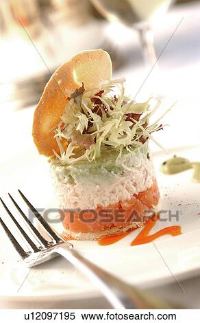 Stock Photography - Salmon starter. Fotosearch