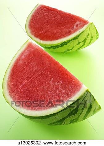 Stock Image - Seedles Watermelon. Fotosearch