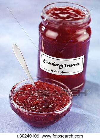 Strawberry Preserve - Non Exclusive View Large Photo Image Stock Photography - Strawberry Preserve - Non Exclusive. Fotosearch