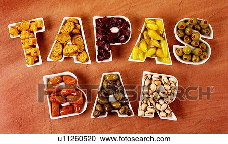 Tapas Bar Snacks - Non Exclusive View Large Photo Image Stock Image - Tapas Bar Snacks - Non Exclusive. Fotosearch
