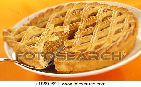 Toffee Pecan Tart - Non Exclusive View Large Photo Image Stock Image - Toffee Pecan Tart - Non Exclusive. Fotosearch