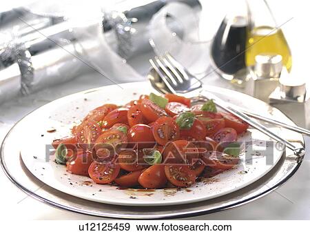 Stock Photo - Tomato salad. Fotosearch