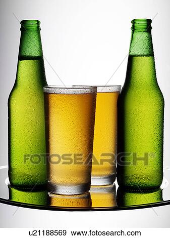 Two Beer Bottles - Non Exclusive View Large Photo Image Stock Photo - Two Beer Bottles - Non Exclusive. Fotosearch