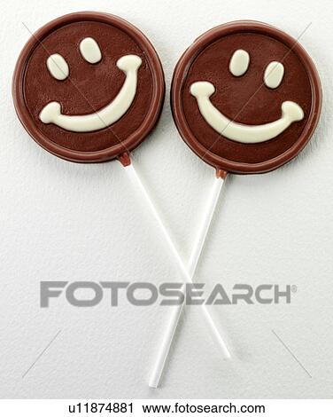 Two Chocolate Lollipops - Non Exclusive View Large Photo Image Stock Image - Two Chocolate Lollipops - Non Exclusive. Fotosearch