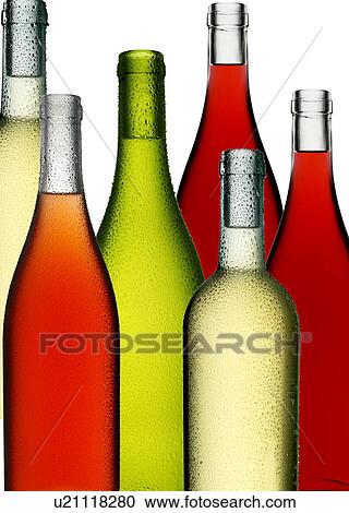 Stock Image - Wine Selection - Non Exclusive. Fotosearch