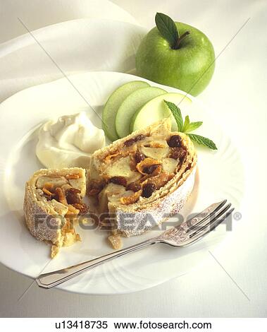 apple cake dessert View Large Photo Image Stock Photography - apple cake dessert. Fotosearch
