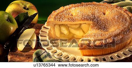Picture - apple pie. Fotosearch