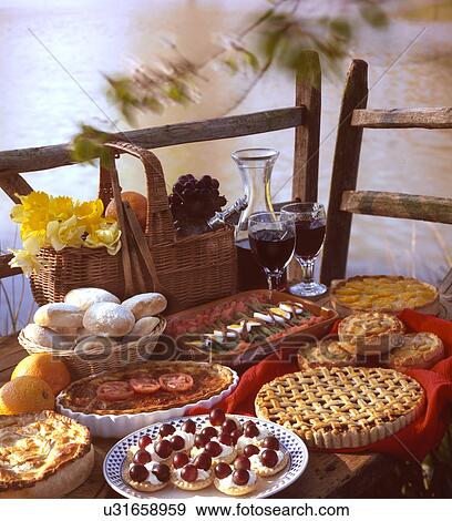 Autmn picnic View Large Photo Image Stock Photo - Autmn picnic. Fotosearch