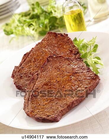 Stock Photo - BBQ Seasoned Rump Steak - Non Exclusive. Fotosearch