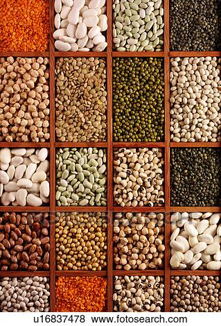 Stock Photo - Beans And Pulses - Non Exclusive. Fotosearch