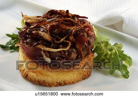 beef caramel onion brioch View Large Photo Image Stock Image - beef caramel onion brioch. Fotosearch