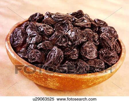 Stock Photography - Bowl of Prunes - Non Exclusive. Fotosearch