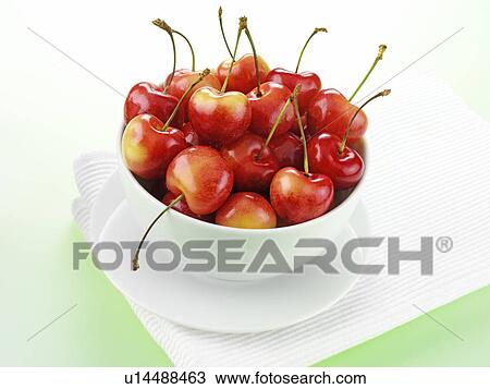 Bowl Of Rainier Cherries View Large Photo Image Stock Image - Bowl Of Rainier Cherries. Fotosearch