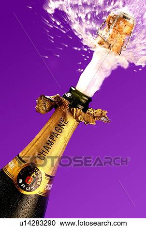Champagne and cork View Large Photo Image Stock Image - Champagne and cork. Fotosearch