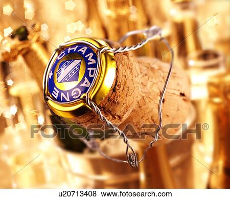 Stock Photo - Champagne cork. Fotosearch