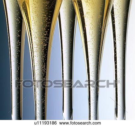 Champagne flutes View Large Photo Image Stock Photograph - Champagne flutes. Fotosearch