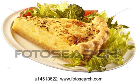 Cheese And Onion Quiche - Non Exclusive View Large Photo Image Stock Image - Cheese And Onion Quiche - Non Exclusive. Fotosearch