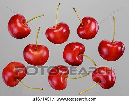 Cherries - Non Exclusive View Large Photo Image Stock Photo - Cherries - Non Exclusive. Fotosearch