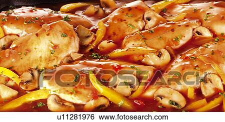 Chicken casserole View Large Photo Image Stock Photograph - Chicken casserole. Fotosearch