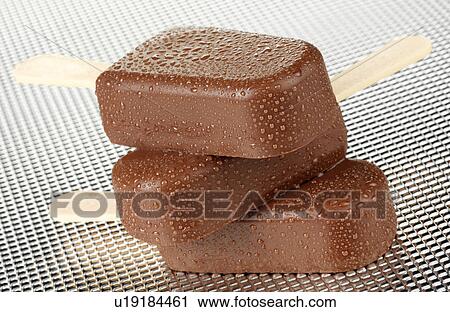 Chocolate Ice Cream Lollipops - Non Exclusive View Large Photo Image Stock Image - Chocolate Ice Cream Lollipops - Non Exclusive. Fotosearch