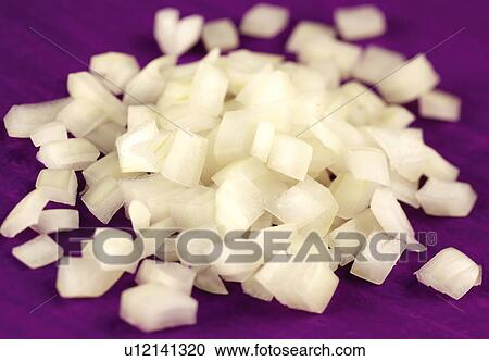 Stock Image - Chopped Onion - Non Exclusive. Fotosearch