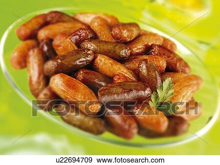Stock Photo - Cocktail sausages. Fotosearch