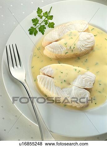Stock Photo - Cod steaks on white. Fotosearch