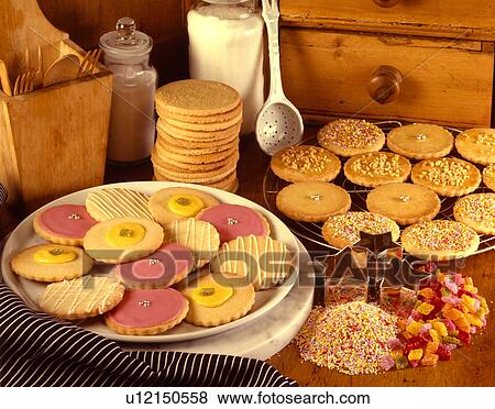 Stock Photo - Cookie / Biscuit Making - Non Exclusive. Fotosearch