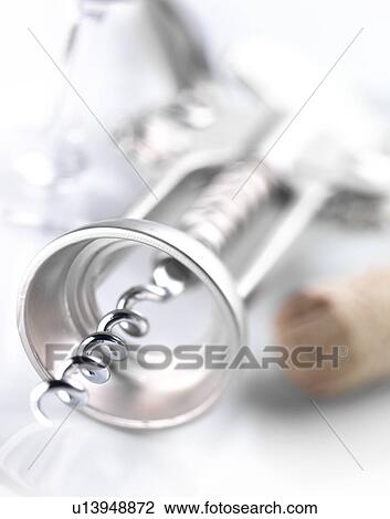 Corkscrew /Wine Opener View Large Photo Image Stock Image - Corkscrew /Wine Opener. Fotosearch