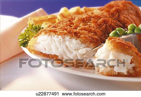 Deep fried haddock View Large Photo Image Stock Image - Deep fried haddock. Fotosearch