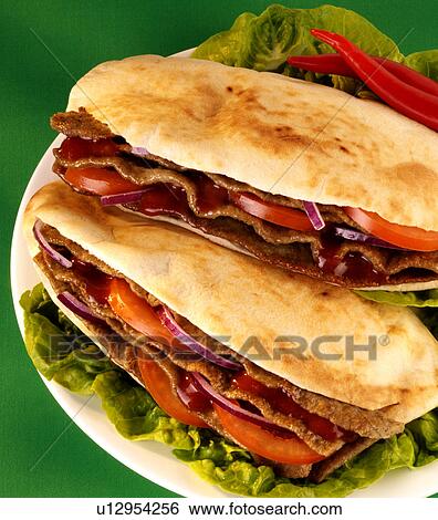 Doner Kebab View Large Photo Image Stock Photograph - Doner Kebab. Fotosearch