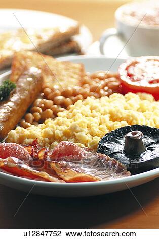 Stock Image - English breakfast. Fotosearch