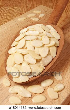 Flaked Almonds View Large Photo Image Stock Image - Flaked Almonds. Fotosearch