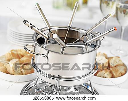 Fondue Set View Large Photo Image Stock Photography - Fondue Set. Fotosearch