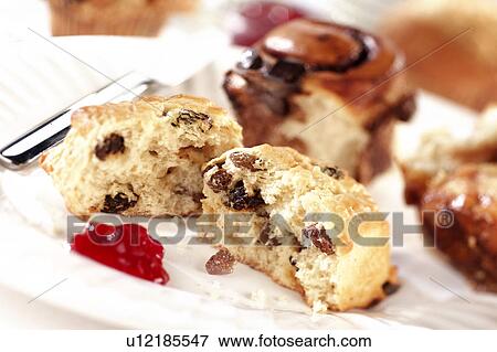 Stock Photo - Fruit scones. Fotosearch