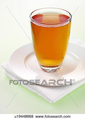 Stock Photo - Glass Of Apple Juice. Fotosearch