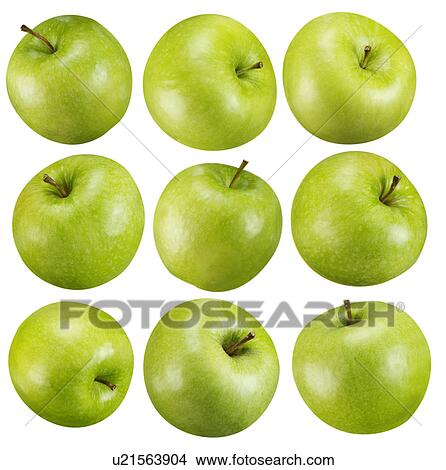 Picture - Green Apples - Non Exclusive. Fotosearch
